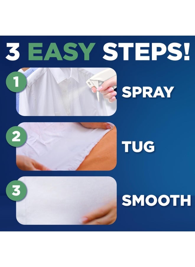 Downy Wrinkle Releaser Spray All In One Wrinkle Release Spray Travel Size, Odor Eliminator, Static Remover Fabric Refresher & Ironing Aid for Clothes 90 ML - Image 4
