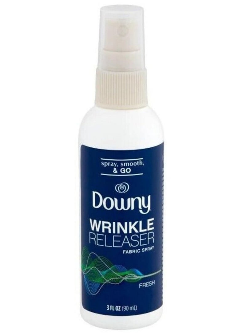 Downy Wrinkle Releaser Spray All In One Wrinkle Release Spray Travel Size, Odor Eliminator, Static Remover Fabric Refresher & Ironing Aid for Clothes 90 ML - Image 1