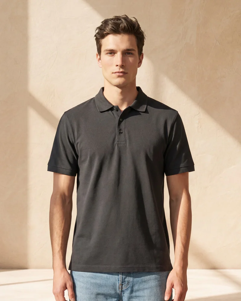 REDTAG Men Green Basic Polo Shirt