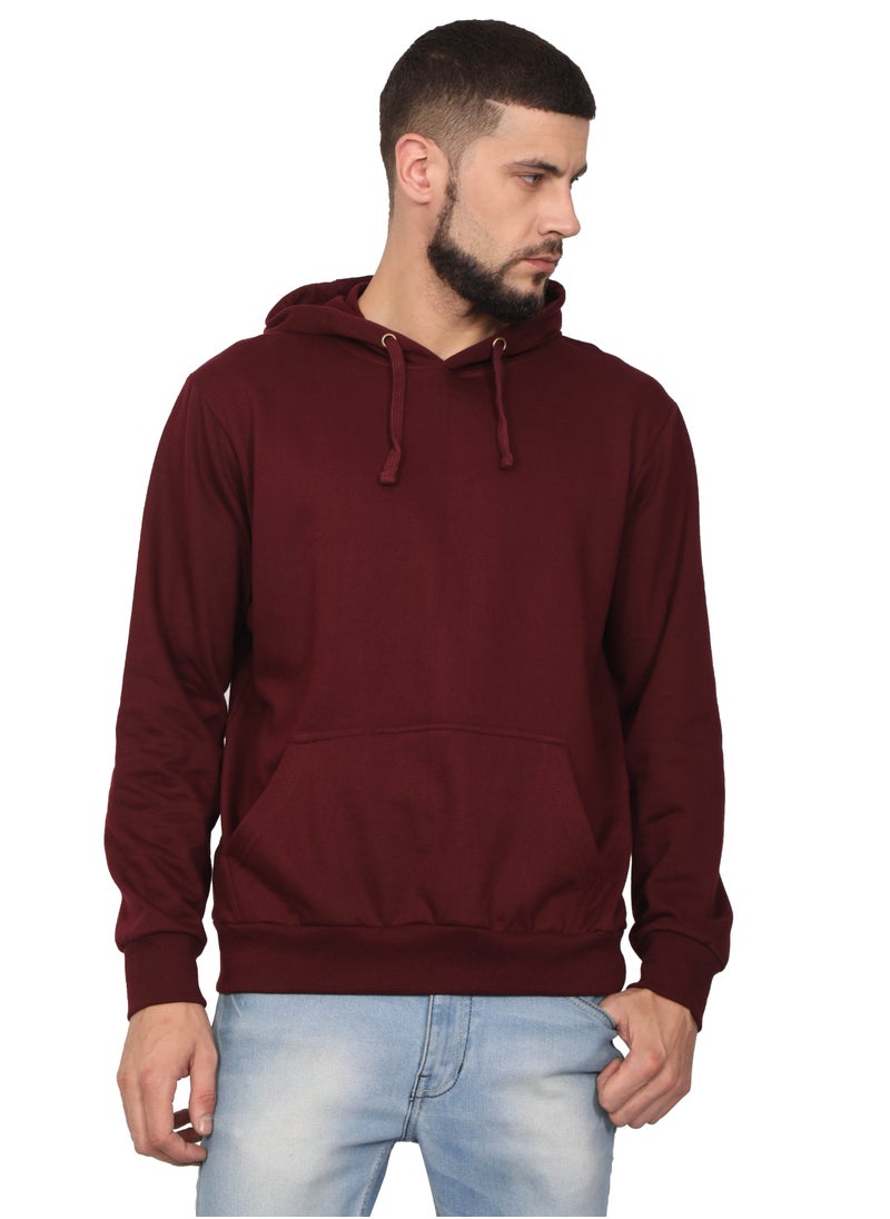 Unisex Regular Fit Full Sleeves Solid Hoodie Sweatshirt (Maroon) - pzsku/ZD6EC093093B3FBF58AF7Z/45/_/1720271602/fac245fb-31f8-4c26-b13c-91795065ece4