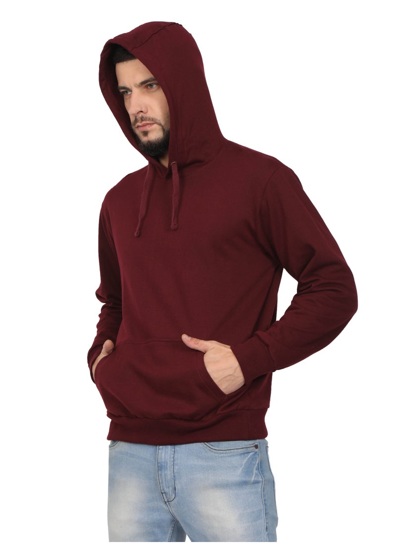 Unisex Regular Fit Full Sleeves Solid Hoodie Sweatshirt (Maroon) - pzsku/ZD6EC093093B3FBF58AF7Z/45/_/1720271612/4d5d46fd-f08d-43c6-a772-8e964f27cc70