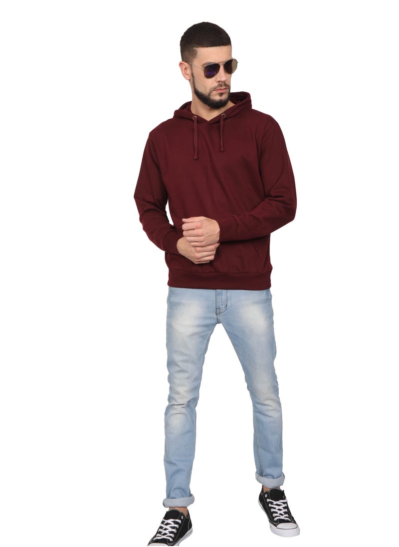Unisex Regular Fit Full Sleeves Solid Hoodie Sweatshirt (Maroon) - pzsku/ZD6EC093093B3FBF58AF7Z/45/_/1720271716/ee98dce9-0dff-4d37-9de9-379ac798dd3b