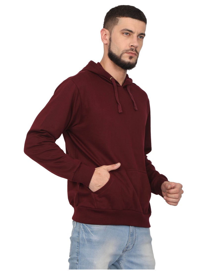 Unisex Regular Fit Full Sleeves Solid Hoodie Sweatshirt (Maroon) - pzsku/ZD6EC093093B3FBF58AF7Z/45/_/1720273107/f32f475f-9965-49da-b2b4-834cfb6cf956