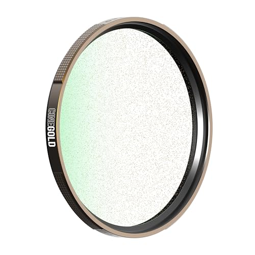 PolarPro CineGOLD - 1/2 Gold Mist Diffusion Camera Filter – Warm Highlights & Low Contrast for Vintage Film Aesthetics – Soft Glow & Warm Tones for Digital Video & Photography – 77mm Threaded - Image 1