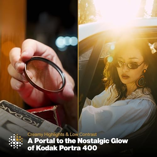 PolarPro CineGOLD - 1/2 Gold Mist Diffusion Camera Filter – Warm Highlights & Low Contrast for Vintage Film Aesthetics – Soft Glow & Warm Tones for Digital Video & Photography – 77mm Threaded - Image 4
