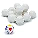FOIBURELY 15 pcs D12 White Blank dice 25 mm for Board Games Teaching and DIY - Image 2