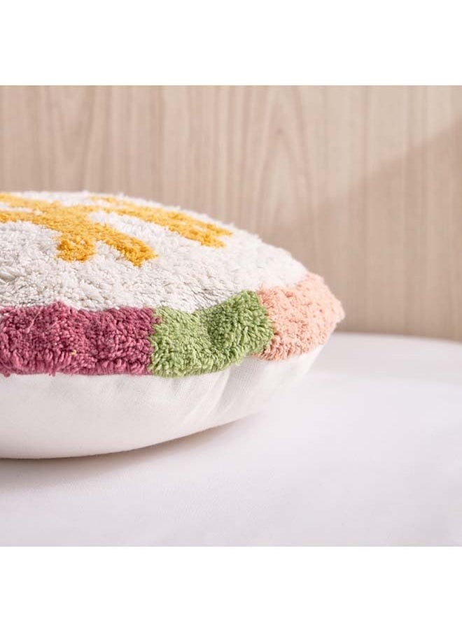 Home Box Playland Hi Shaped Cotton Tufted Filled Cushion 35 x 35 cm  - Image 3