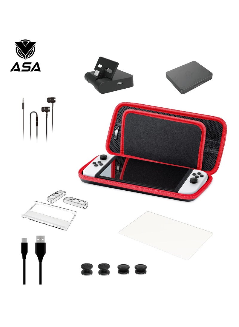 ASA 8 in 1 Accessories Kit For Nintendo Switch OLED  - Image 2