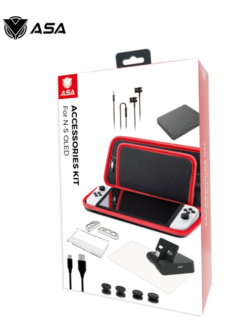 8 in 1 Accessories Kit For Nintendo Switch OLED
