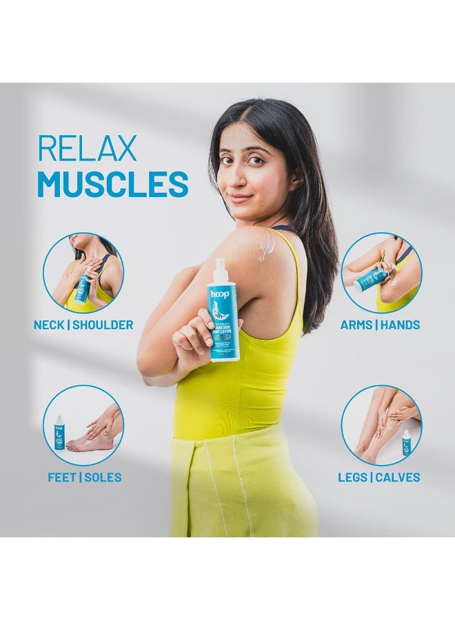 Hoop Magnesium Sleep Body Lotion | Topical Magnesium Chloride Supplement for Muscle Recovery, Better Sleep | Magnesium Oil Supports Deep Sleep, Recovery from Cramps, Fitness | 250 ml - Image 5