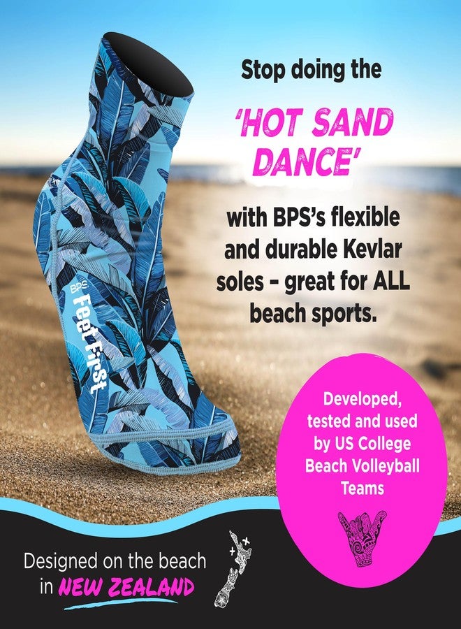 بي بي أس جوارب BPS المائية "Feet First" (لون أزرق الموز مع نعال مطاطية مانعة للانزلاق، مقاس كبير) - Image 5