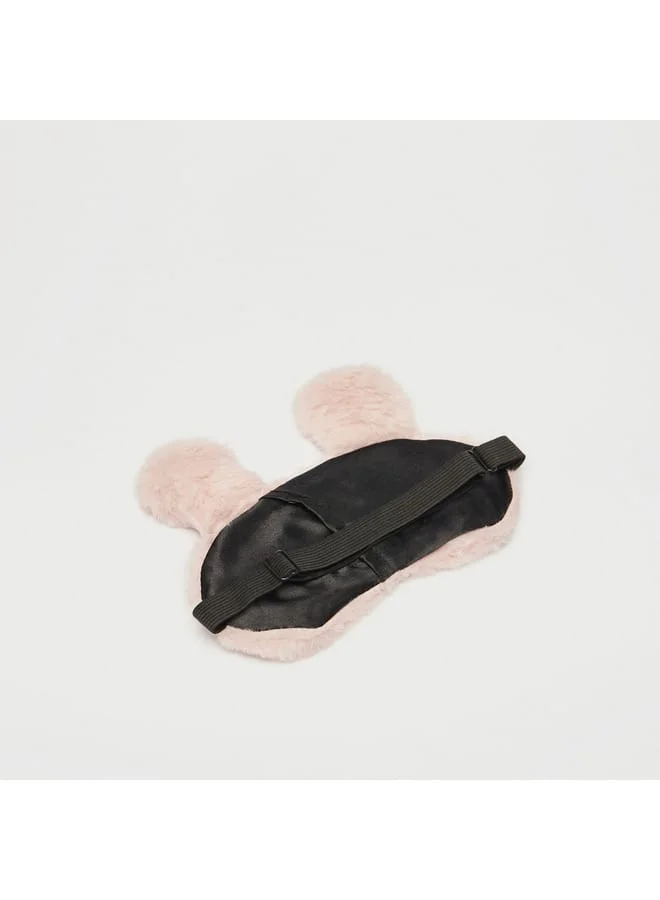 Splash FAV Bunny Patterned Eyemask with Adjustable Strap