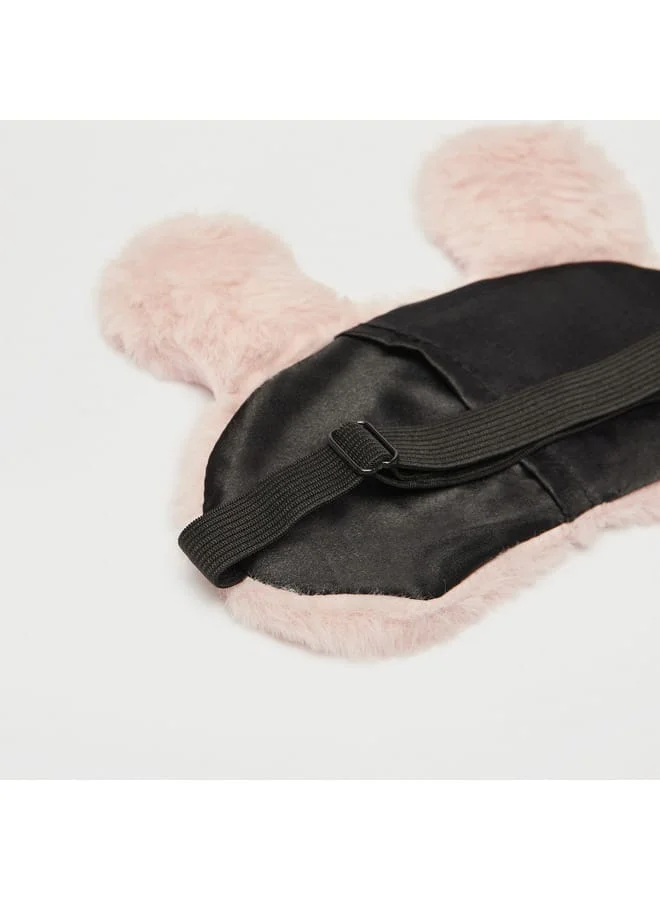 Splash FAV Bunny Patterned Eyemask with Adjustable Strap
