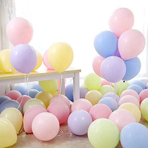 SOI Pastel Balloons For Decoration Pack of - 50 Multicolor Balloons For Decoration | Pastel Multicolour Balloons - Image 2