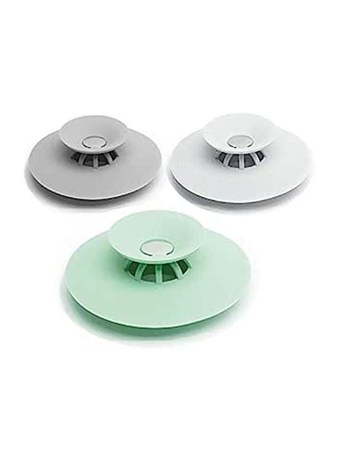 3Pcs Shower Drain Stopper Floor Drain Rubber Circle Silicone Plug Leakage-Proof Drain Pvc Sink Basin