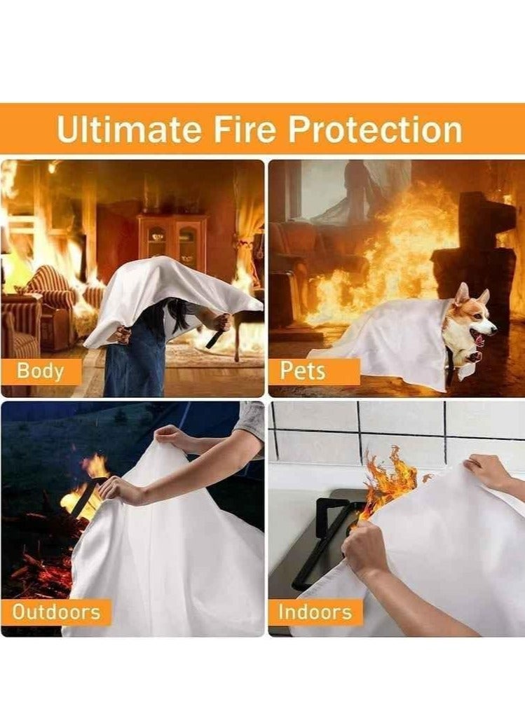 ABBASALI Fiberglass Fire Blanket Roll for Work Area - Image 3