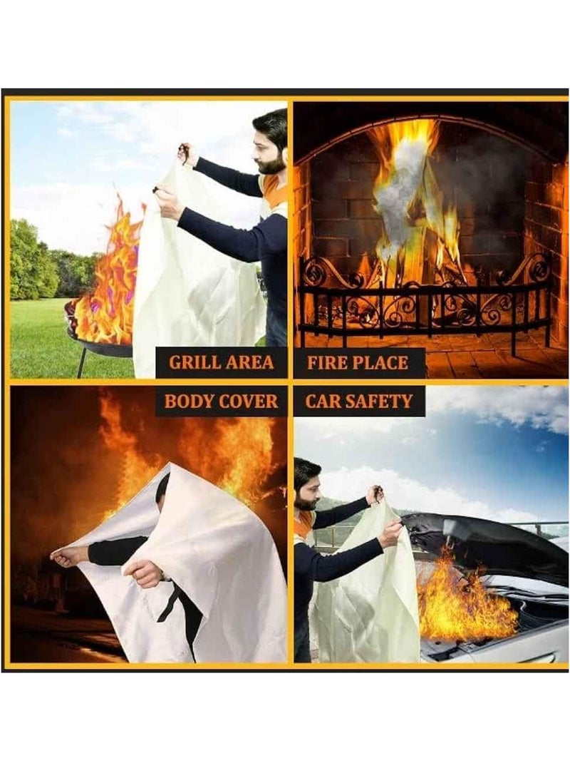 ABBASALI Fiberglass Fire Blanket Roll for Work Area - Image 5