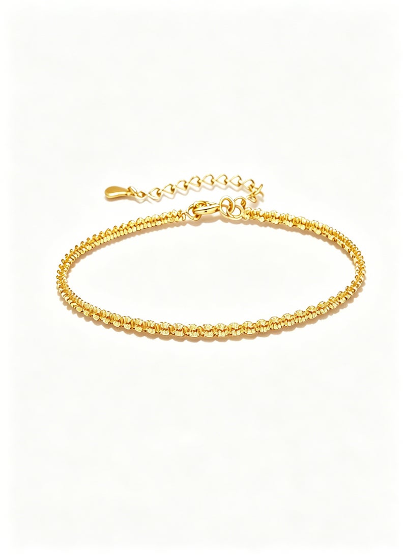 loven Women's bracelet, adjustable gold chain, jewelry gift - Image 1