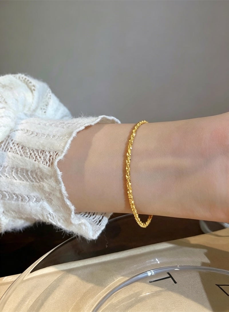 loven Women's bracelet, adjustable gold chain, jewelry gift - Image 3