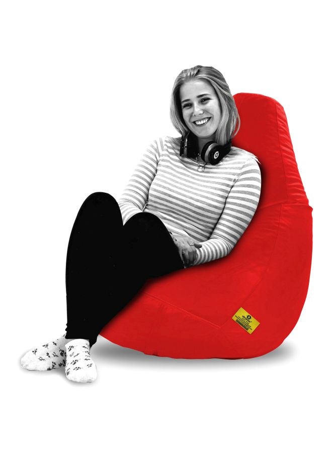 Dolphin Polystyrene Bean Bag Red - Image 3