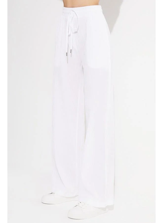 JUNE June Exclusive Basic Cotton Wide Leg Trousers