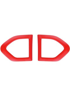 Car Body Side Wing Turn Signal Fender Scuttles Trim Cover Decor Sticker for Cooper/ONE/S hight Version F60 Countryman Auto Styling Accessories (Red,for Cooper S)