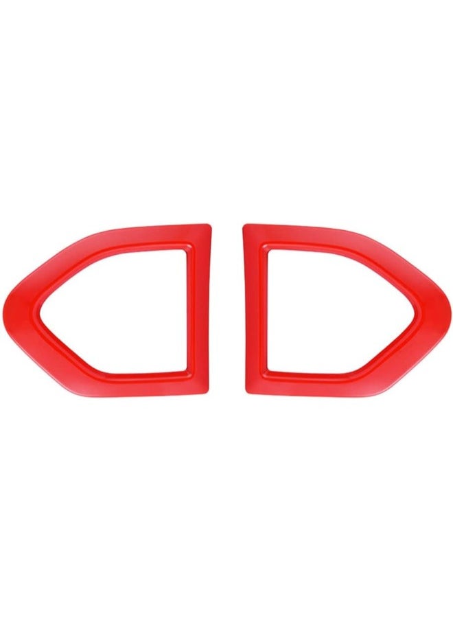 klarako - Car Body Side Wing Turn Signal Fender Scuttles Trim Cover Decor Sticker for Cooper/ONE/S hight Version F60 Countryman Auto Styling Accessories (Red,for Cooper S) - Image 1
