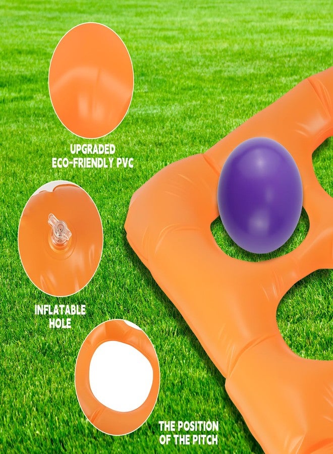 oyeftp Pool Toys Games Set- Tic-Tac-Toe Inflatable Pool Toy with 10 Balls Fun Summer Pool Party Beach Lawn Camping Party Float Game Water Ball Toys - for Adults Teens 2-10 Players - Image 5