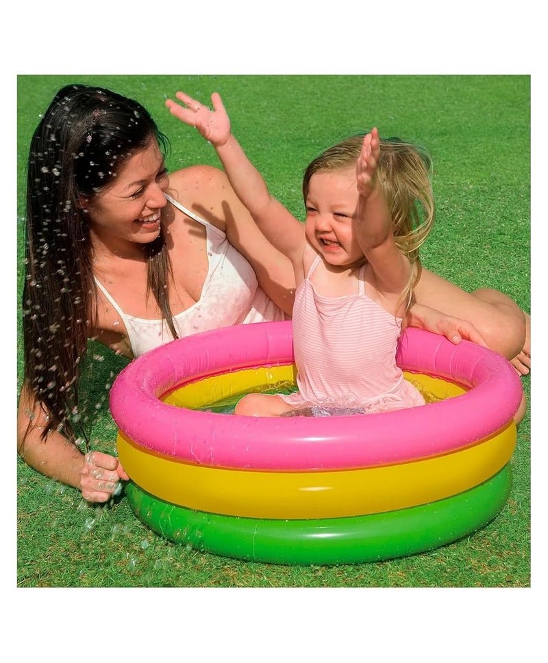 Storio 2 Feet Inflatable Kids Pool | Bath Tub for Toddlers & Children | Summer Water Fun Pool Toy | Garden & Balcony Splash Pool for Boys & Girls (3+ Years) - Image 2