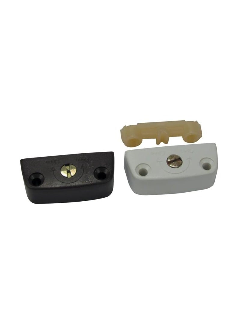 KNP KNP White Center Screw Type Cupboard Fitting 8 Pcs is designed for secure and stable installation of cupboard doors, cabinets, and wardrobes.