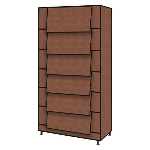 TRENDY Multipurpose Shoe Rack Cabinet 6 Layer All-in-one Storage Organizer with Dustproof Cover | Space-Saving Shoe Stand for Home, Wardrobe & Entryway - Image 1