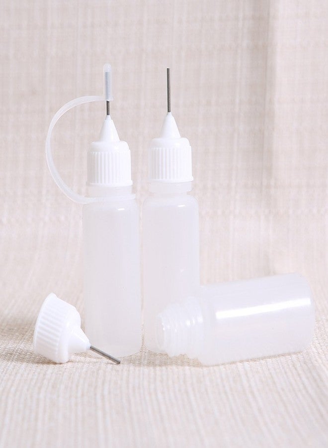 Grosun 10 Pieces 30ml Precision Tip Applicator Bottle Needle Glue DIY Quilling Tool Precision Squeeze Bottle - Image 2