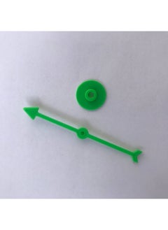 Generic Enlightenment Toy Rotating Plastic Pointer Parent-child Interactive Game Digital Dial Plastic DIY Teaching Pointer Accessories-Color:Green Green 100 Mm Long  - Image 1