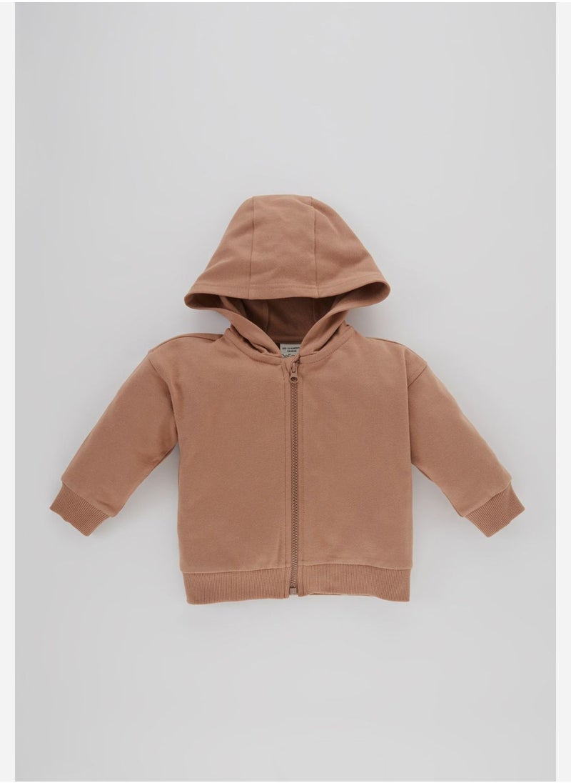 DeFacto - Kids Essential Zip Through Hoodie - Image 1