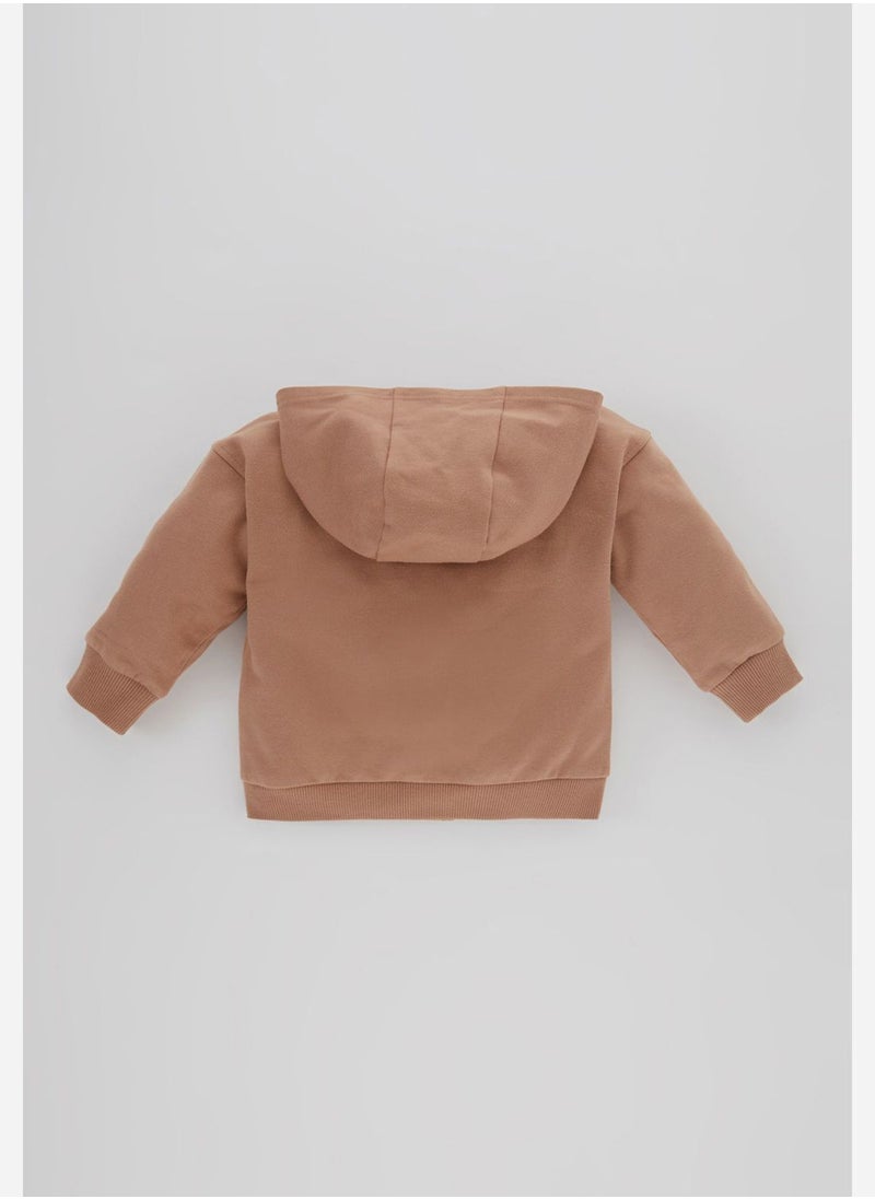 DeFacto - Kids Essential Zip Through Hoodie - Image 1