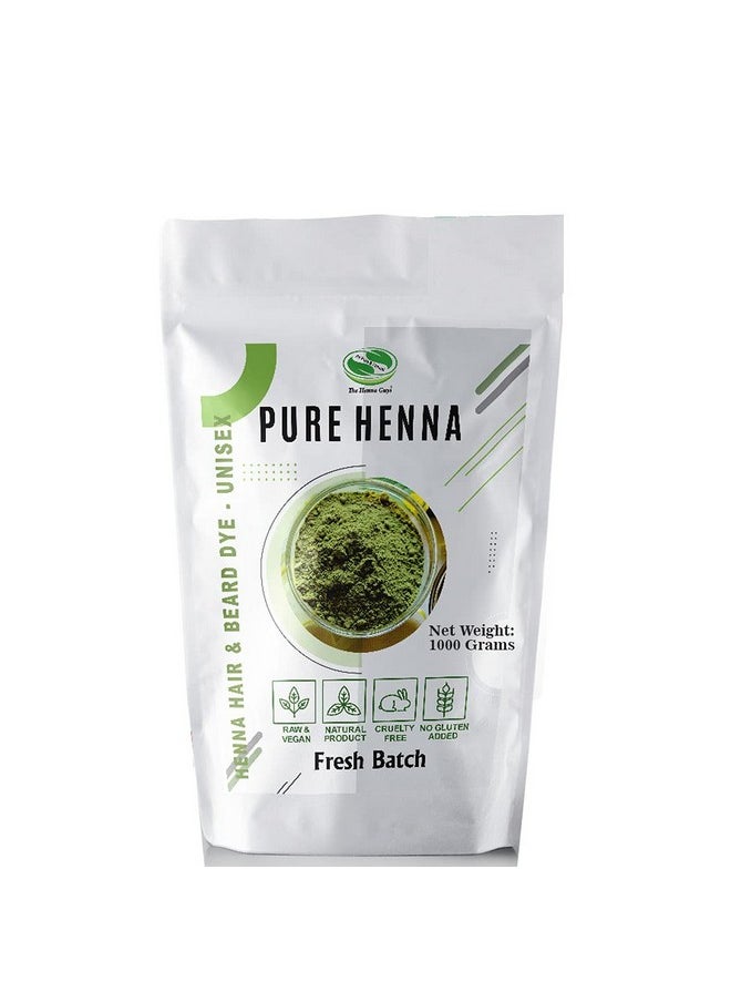 The Henna Guys - 1000 Grams 100% Pure Henna Powder For Hair Dye Red Henna Hair Color Best Red Henna For Hair The Henna Guys - Image 1