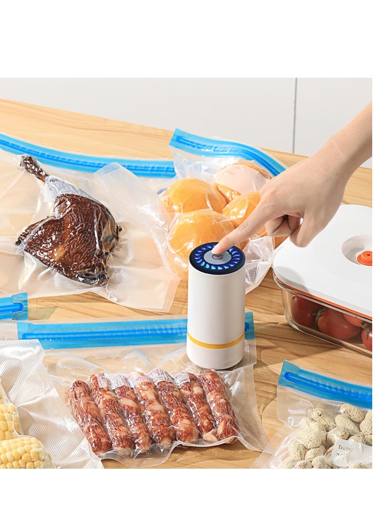 AROAQ Portable Vacuum Sealer Pump, Mini Automatic Handheld Electric Small Vacuum Sealer Machine Pump, Handheld Vacuum Sealer for Food  - Image 2