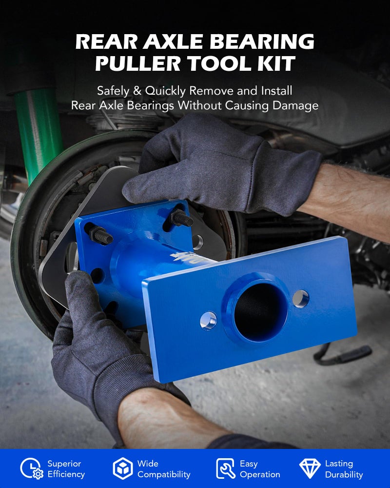 Orion Motor Tech Rear Axle Bearing Puller and Installer, Wheel Bearing Removal Tool with ABS Tone Ring Tool Adapter Plate, Compatible with 1995-2020 Toyota 4Runner Hilux Tacoma T100 Tundra Pick-up - Image 2