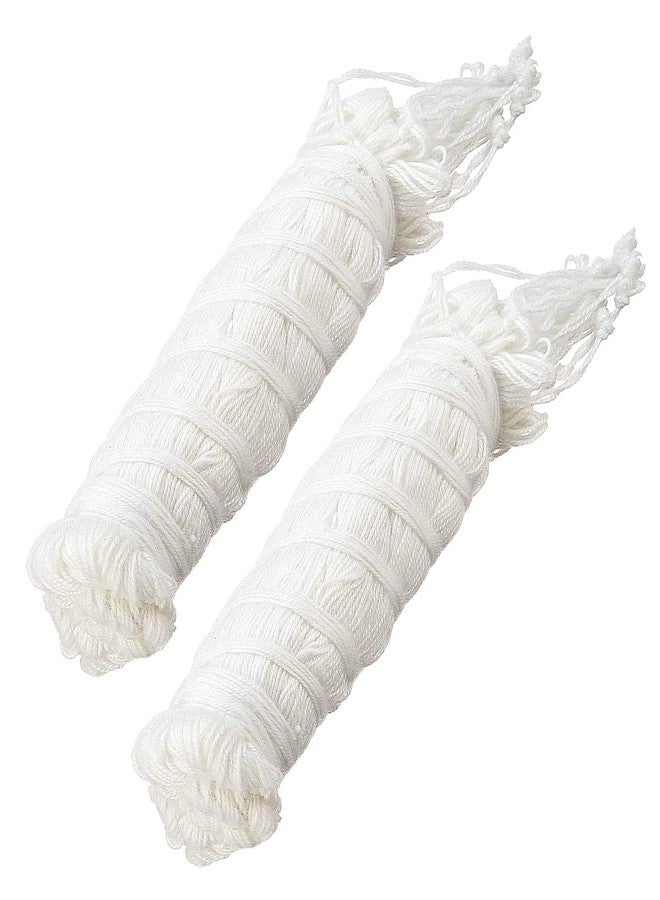 Yashvin Pooja White Janeu | Sacred Thread for Puja Made of Pure Cotton Mota Dhaga | 10 Janeu in One Packet |UJ-A36 - Image 2