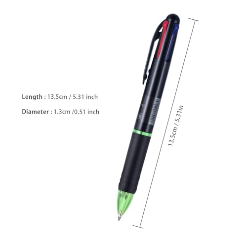 KRAFTMASTERS®3 Pack 0.7mm 4-in-1 Multicolor Ballpoint Pen?4-Color Retractable Ballpoint Pens for Office School Supplies Students Children Gift - Image 2