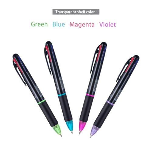 KRAFTMASTERS®3 Pack 0.7mm 4-in-1 Multicolor Ballpoint Pen?4-Color Retractable Ballpoint Pens for Office School Supplies Students Children Gift - Image 4