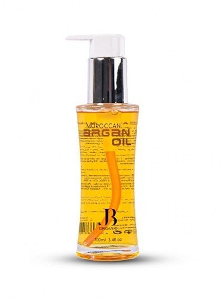 جي بي اورجانيك مجموعة العناية اليومية للشعر بزيت الآرجان مكونة من شامبو 500مل بلسم لترطيب الشعر 500مل زيت مغربي لتنعيم الشعر 100مل - Image 2