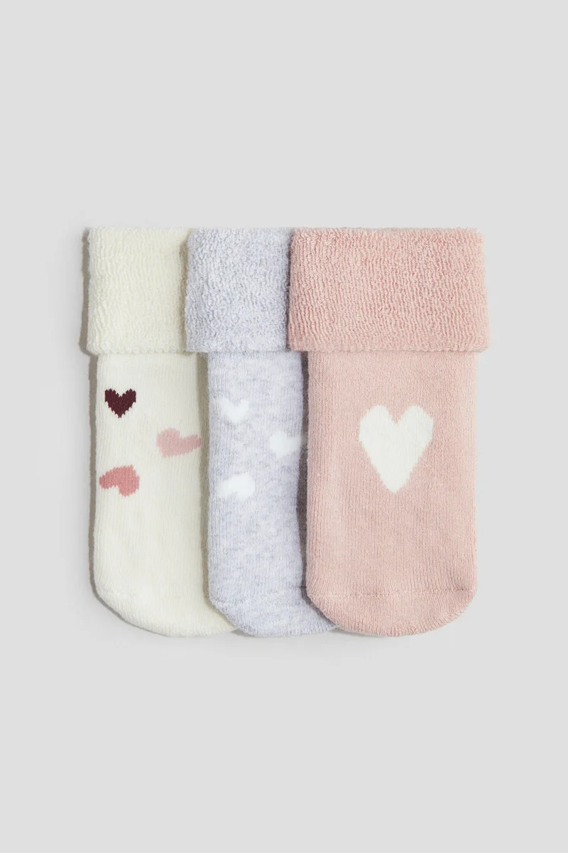 H&M 3-pack terry socks