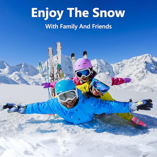 Odtmger Ski Gloves, Warmest Waterproof and Breathable Snow Gloves for Cold Weather, Fits Both Men & Women,for Parent Child Outdoor - Image 4