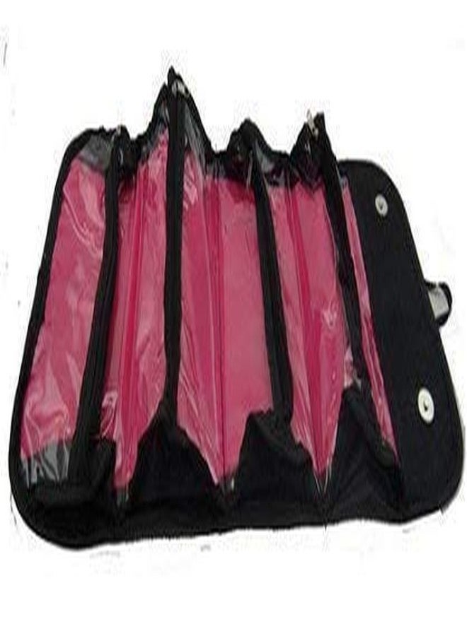 Homava Multi-Functional Hanging Toiletry Bag Foldable Cosmetic,Make up,Jewelry Storage Bag Portable Travel Pouch,9.5 x 4 x 5 Inch,Black - Image 5