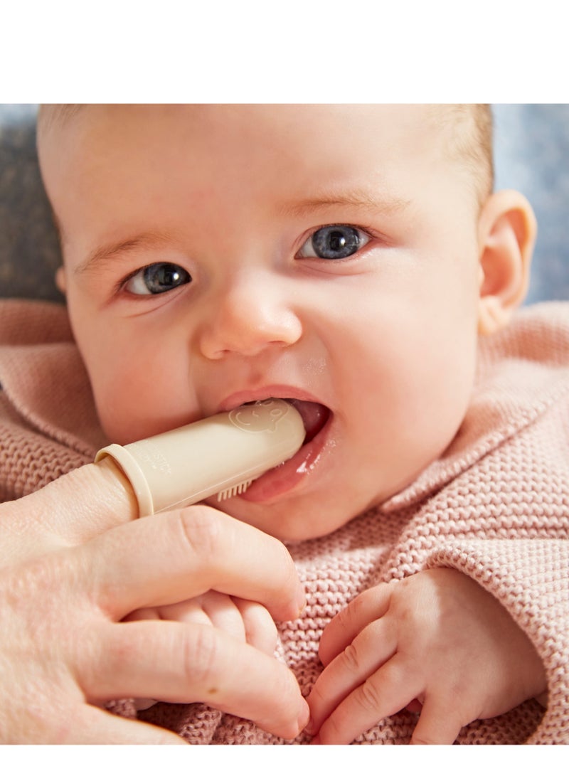 MATCHSTICK MONKEY 2 x Finger Toothbrush and Case Lion and Giraffe - Image 2