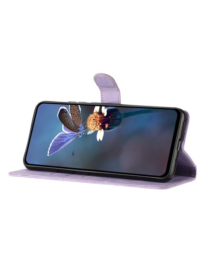 S-TOP Case For Honor 200 Pro Flower Butterfly Embossing Pattern Leather Phone Case - Image 4