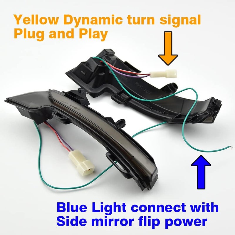 QASULER Dynamic Light Turn Signal Blinker for Skoda and VW - Image 4