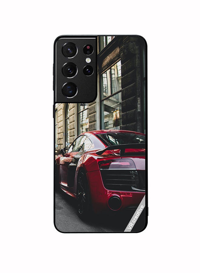 VR CREATIVE Protective Case Cover For Samsung Galaxy S21 Ultra 5G Audi R8 Design Multicolour - Image 1