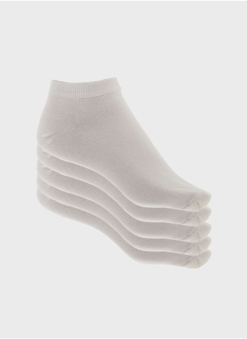 Seventy Five Basics - 5 Pack Low Cut Socks with Antibacterial Finish - Image 1
